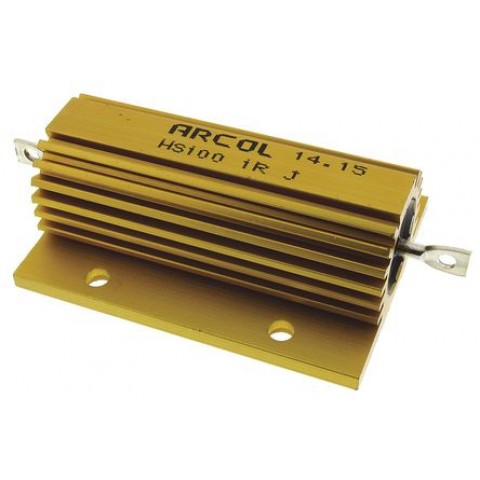 HS100W 1RJ HEATSINK RESISTOR 5% 